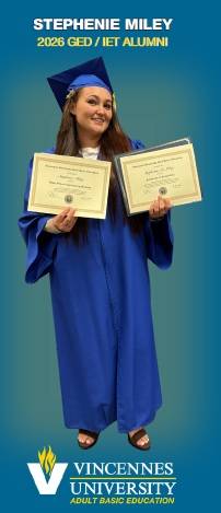 Stephenie's Story: Stephenie Miley 2026 GED / IET Alumni