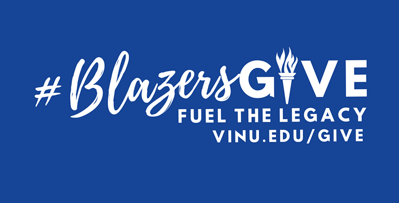 Vincennes University Blazers Give Day banner