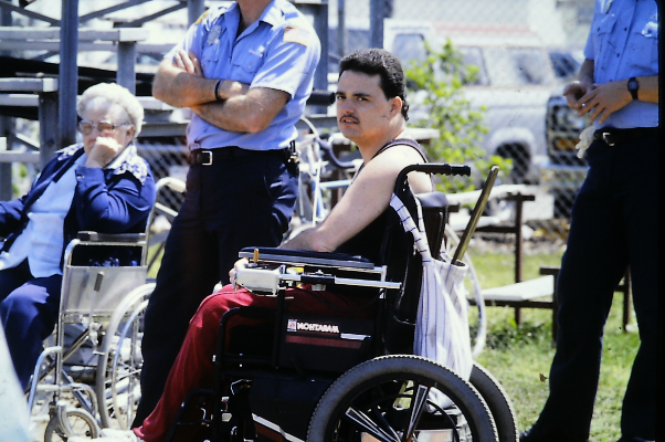 Power Wheelchair event spectators