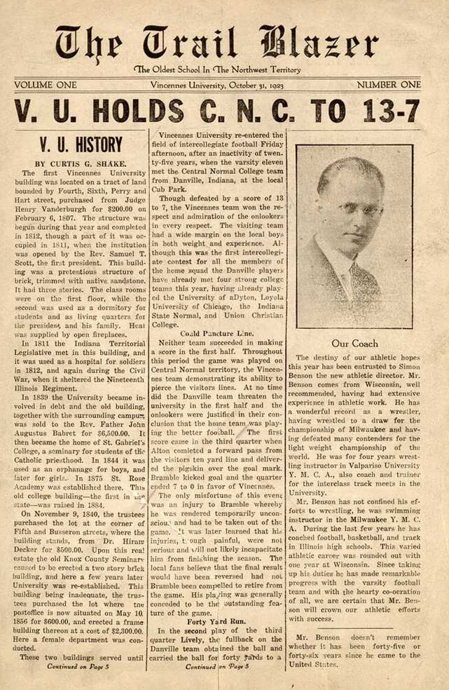 Volume One Number One of The Trail Blazer