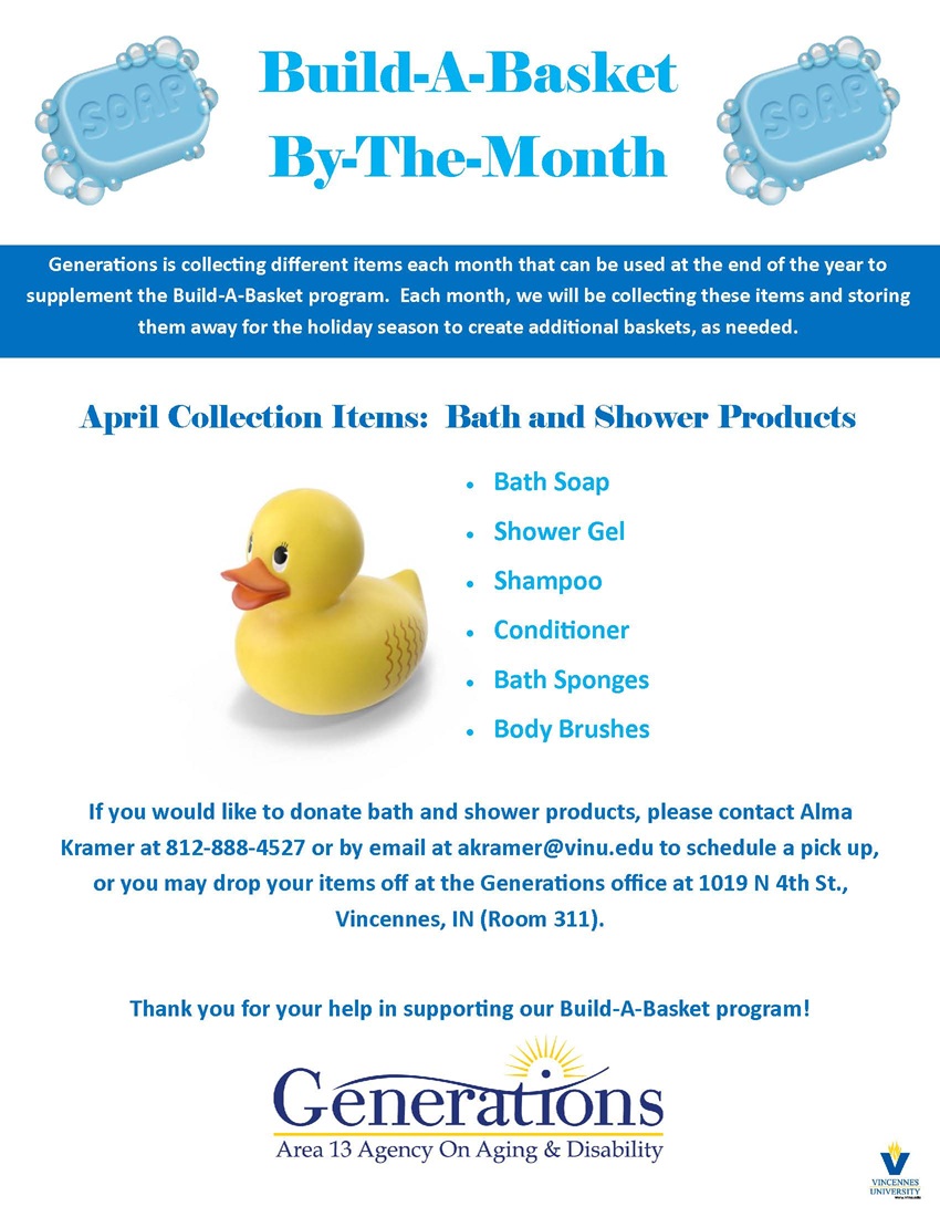 Build a Basket April 2026 flyer