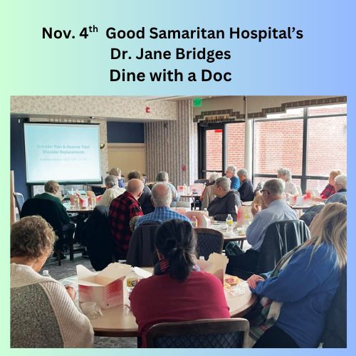 dine with a doc good samaritan hospital